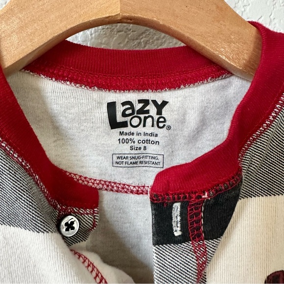 Lazy One Tailgate Kid Onesie Flapjack Pajama Size 8 - Picture 2 of 5